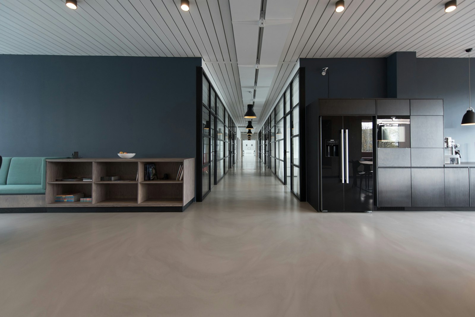 Modern commercial office building exterior